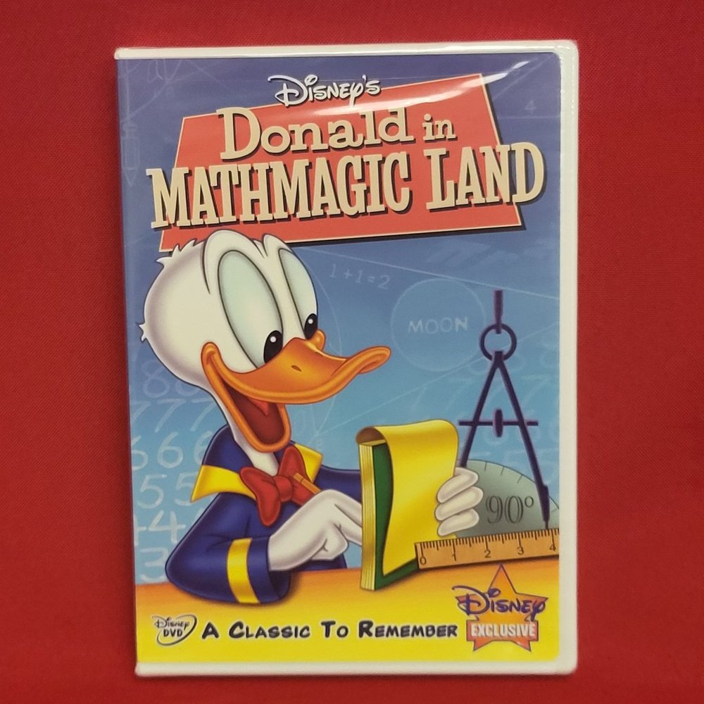 Disneys Donald in Mathmagic Land DVD New Sealed